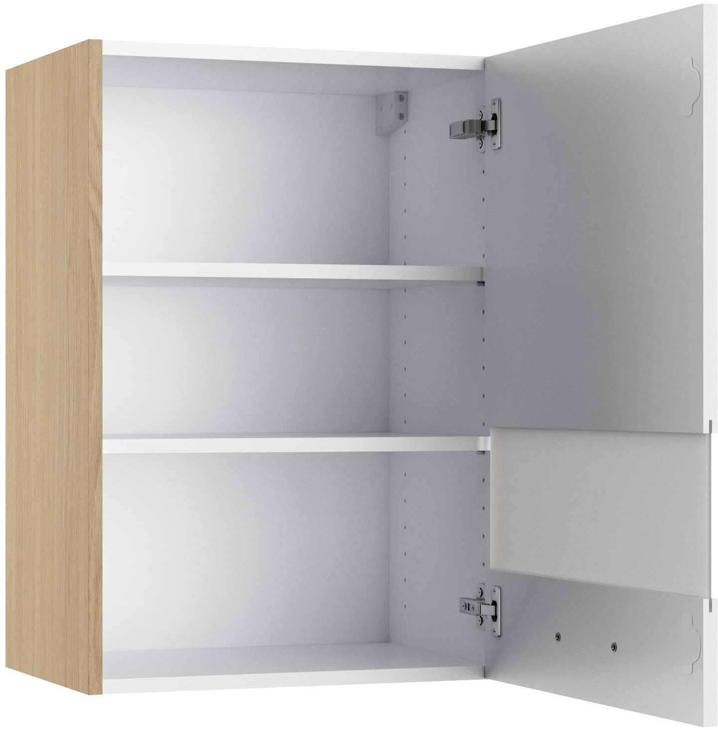 KOCHSTATION Hängeschrank KS-Lucy Breite 50 cm, mit 1 Segmentglastür, 2 Einlegeböden, Soft-Close
