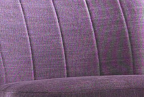 ATLANTIC home collection Jan, violett Wellenunterfederung, mit Cocktailsessel Massivholzfüße