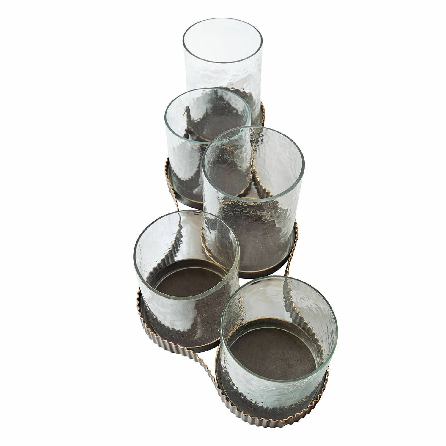 Mirabeau Windlicht Windlicht Méridienn antikschwarz/klar günstig online kaufen
