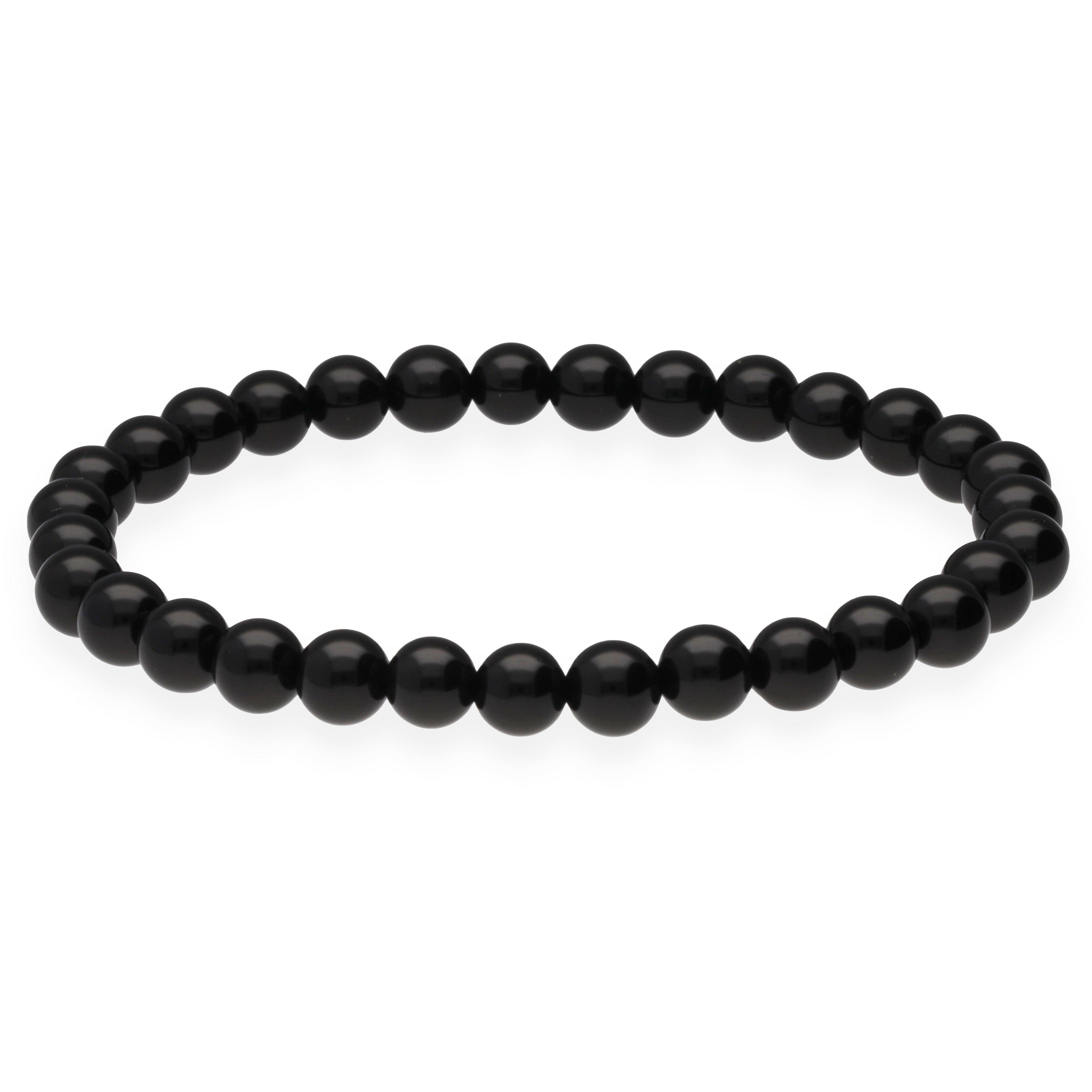 Lebensquelle Plus Armband Onyx Kugelarmband, 6 mm