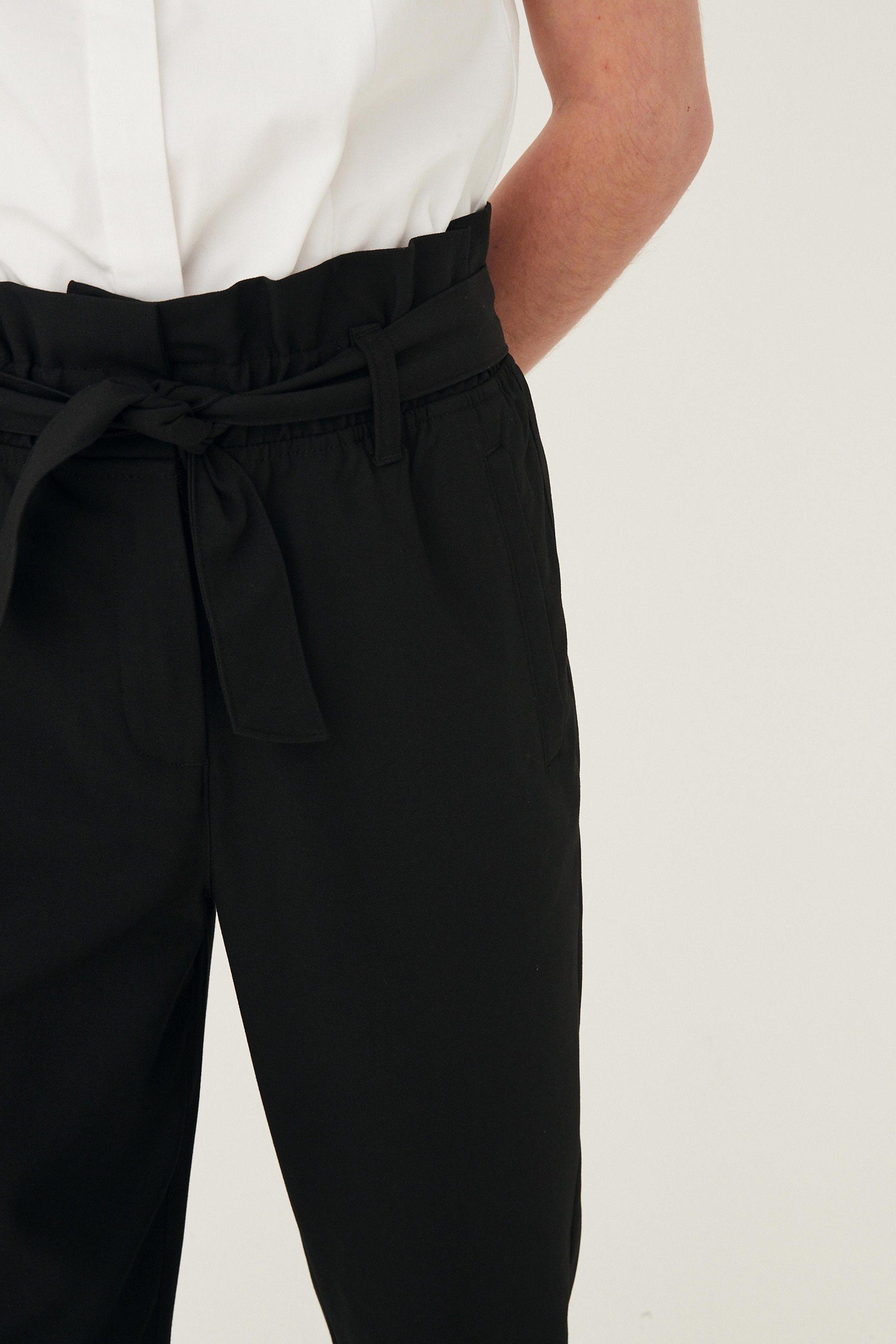 Next Stoffhose Trousers (1-tlg) Waist Paperbag Senior