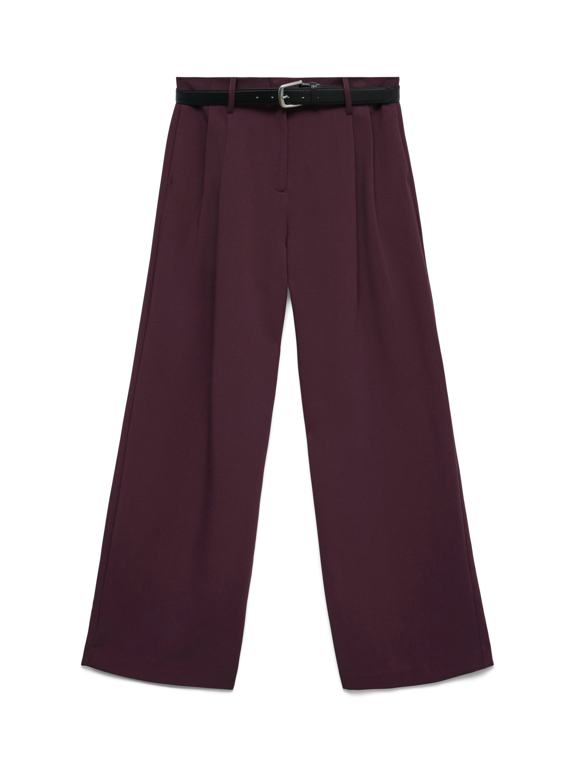 Vero Moda Stoffhose VMMICHELL MW WIDE BELTED PANT