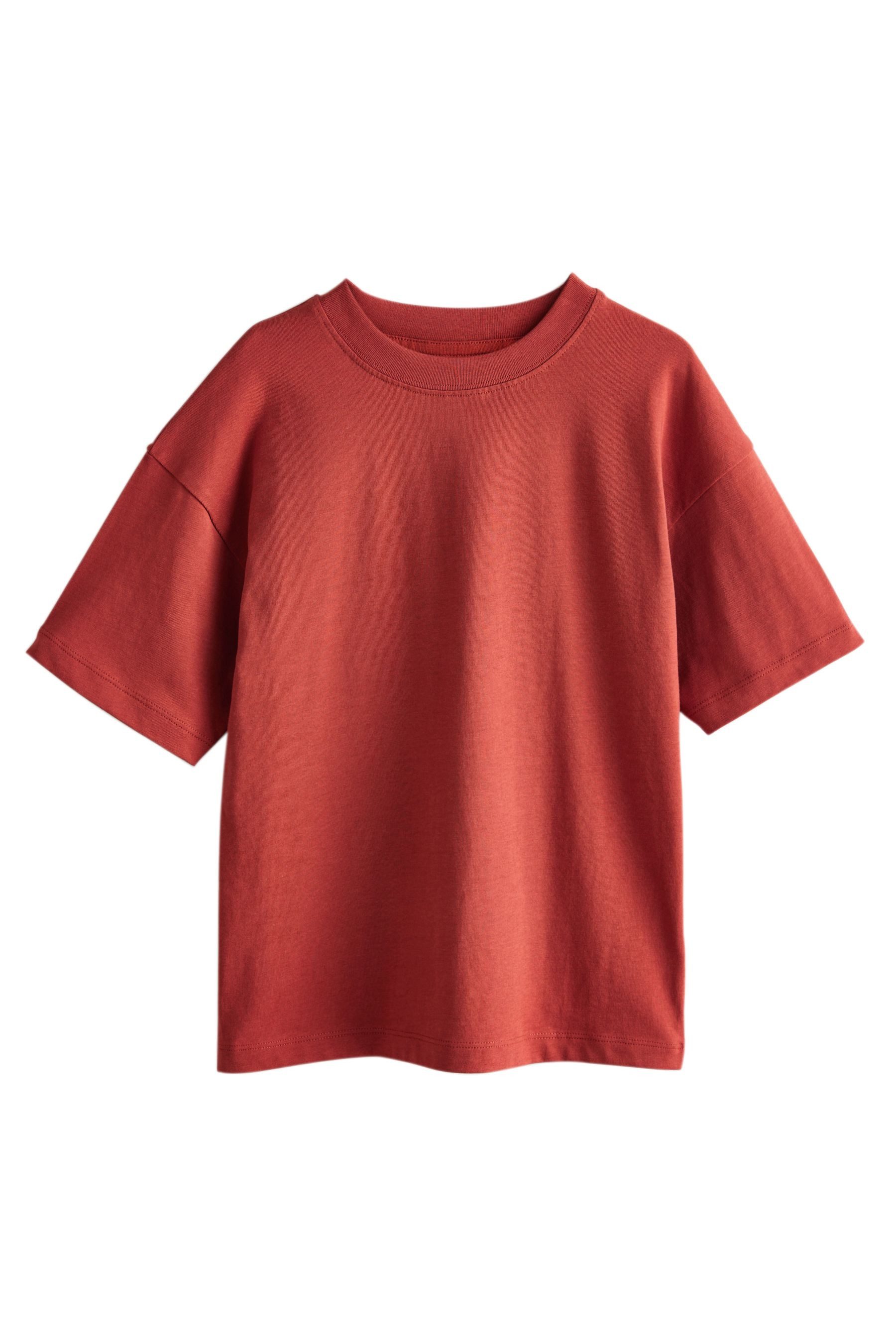 Next T-Shirt Relaxed Fit T-Shirt aus 100 % Baumwolle (1-tlg)