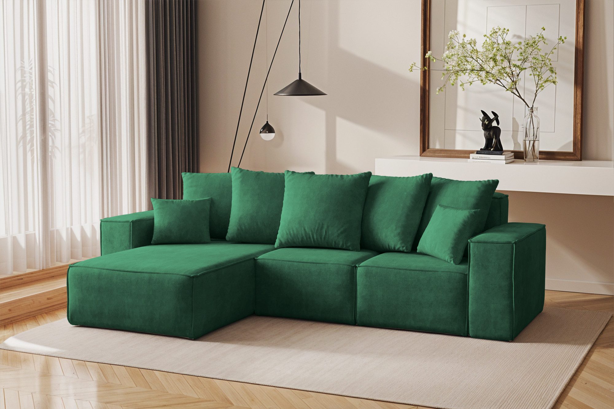 Kaiser Möbel Ecksofa Modernes Ecksofa in L-Form aus der limitierten Kollektion Ella, Ecksofa
