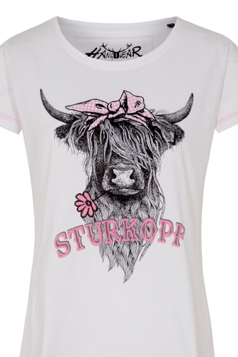 Hangowear Trachtenshirt Trachtenshirt Damen - QUENTAYA - weiß günstig online kaufen