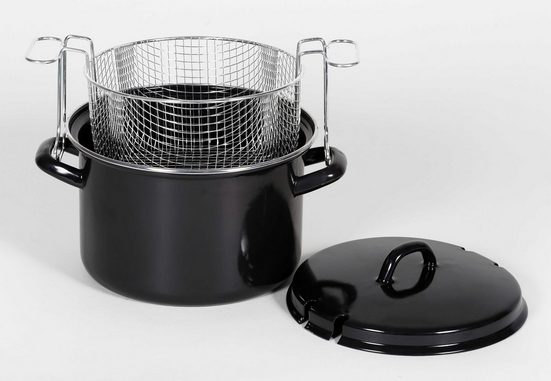 Krüger Frittiertopf, Emaille, (1-tlg), Aus Emaille online kaufen | OTTO