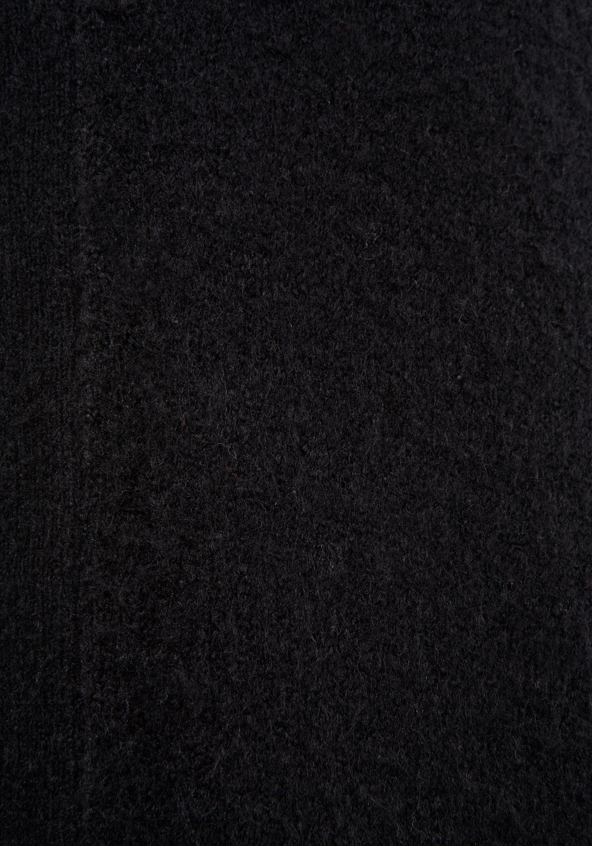 Longstrickjacke kuscheliger schwarz Laura aus Scott Strickqualität