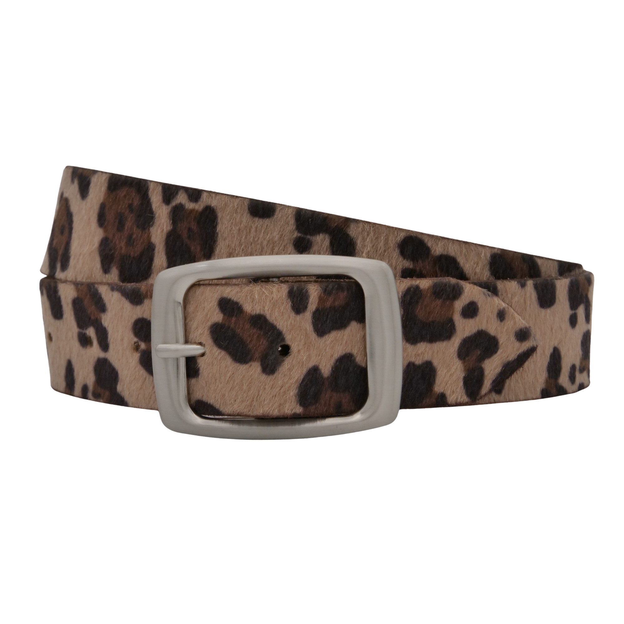 AnnaMatoni Ledergürtel AnnaMatoni Damen Ledergürtel hochwertiges Kunstfell günstig online kaufen