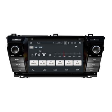TAFFIO Für Toyota Corolla 7" Touchscreen Android Autoradio USB Navigation Einbau-Navigationsgerät