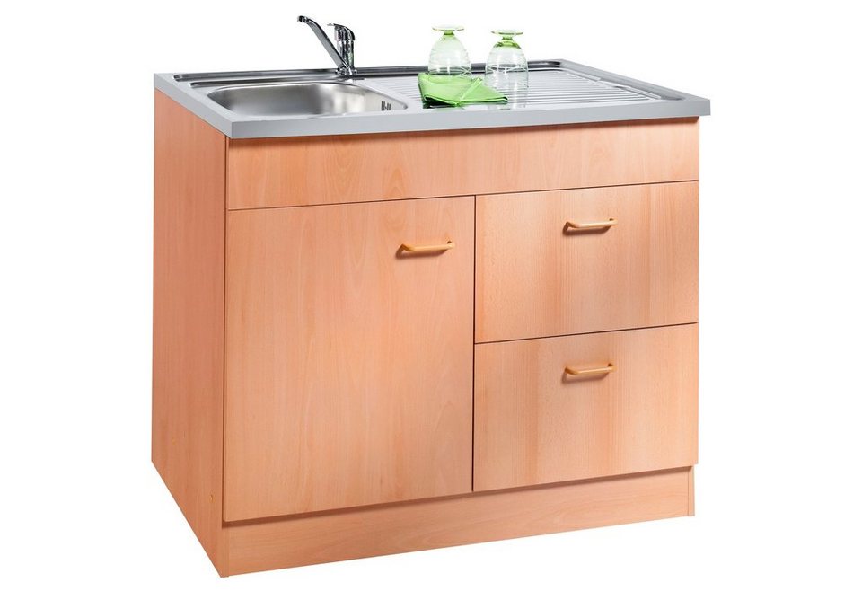 Spülenschrank, 1 Tür, 2 Auszüge, Breite 100 cm OTTO ~ Spülenschrank, 1 Tür, 2 Auszüge, Breite 100 cm OTTO ~ Spülbecken Otto