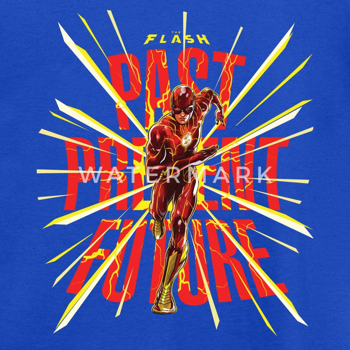 Spreadshirt T-Shirt The Flash Past Present Future Teenager T-Shirt (1-tlg)