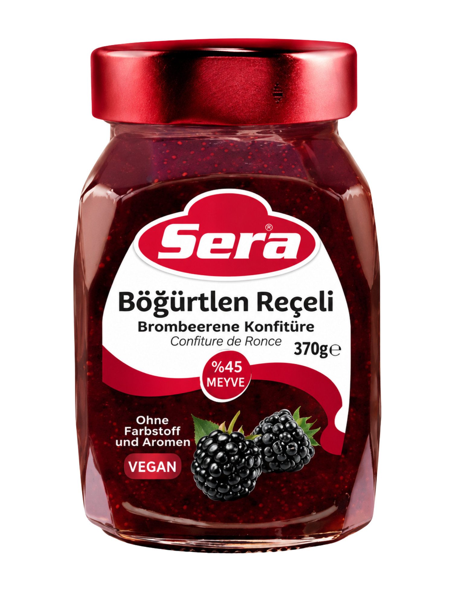 SERA FOOD Saucen Genuss Konfitüre Extra Premium, 1 x 3701 g, 1 St., 45 % Fruchtanteil, Premium Qualität
