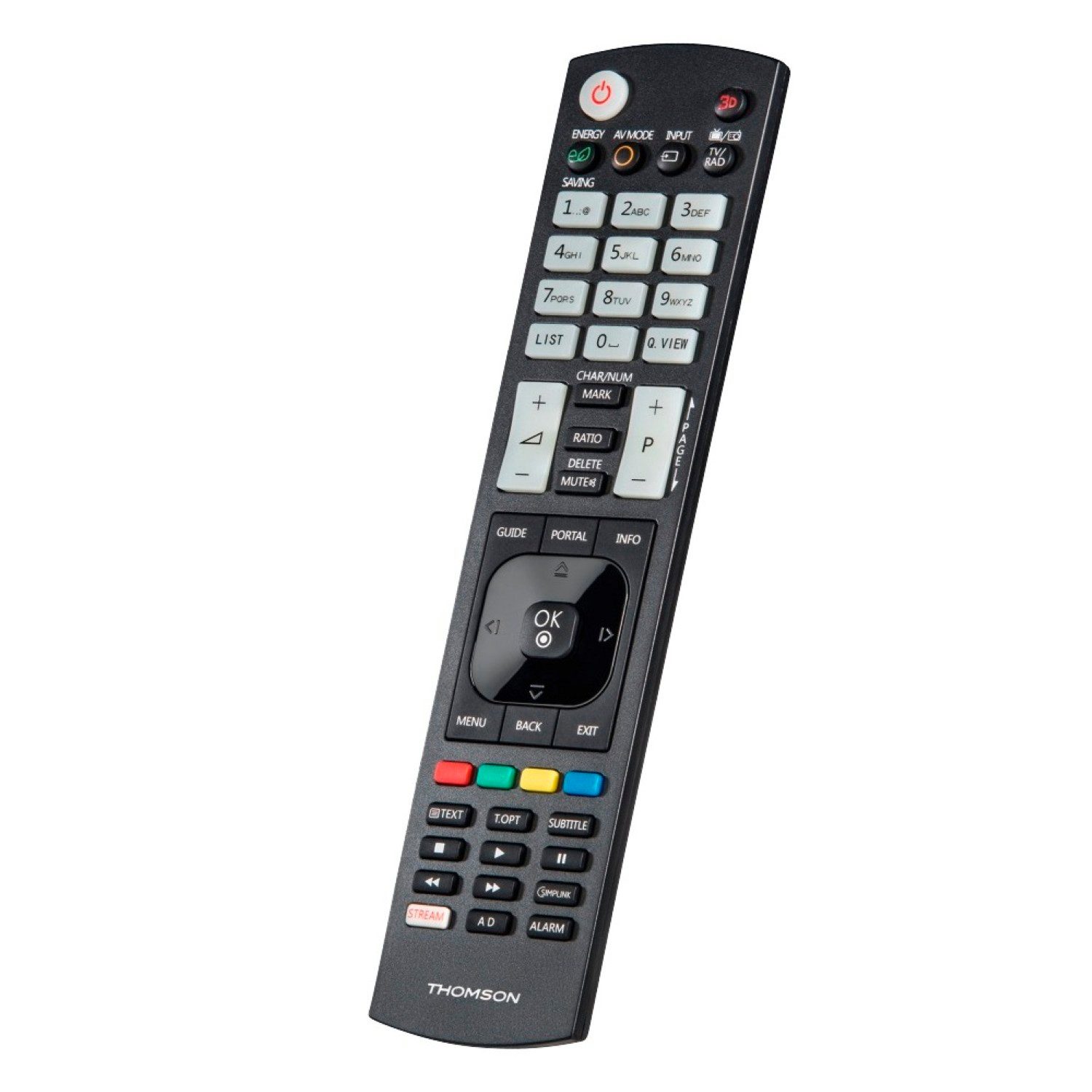 Thomson ROC1128SON Ersatz Fernbedienung für LG TVs Universal-Smart-TV-Fernbedienung (1-in-1, Remote Control für LG Smart TV LCD LED OLED Netflix Streaming App)