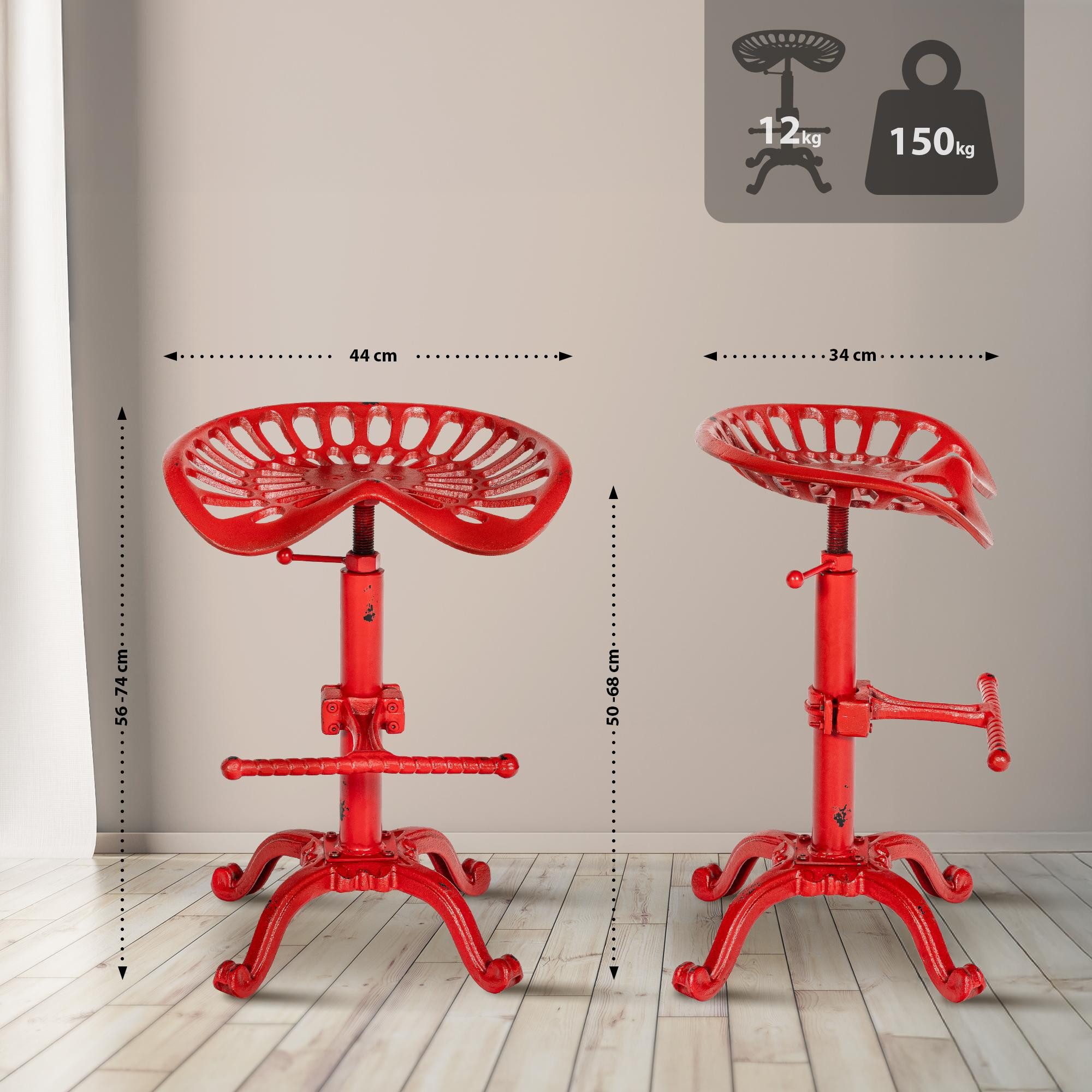 CLP Barhocker Butch (2er Set, 2 günstig online kaufen