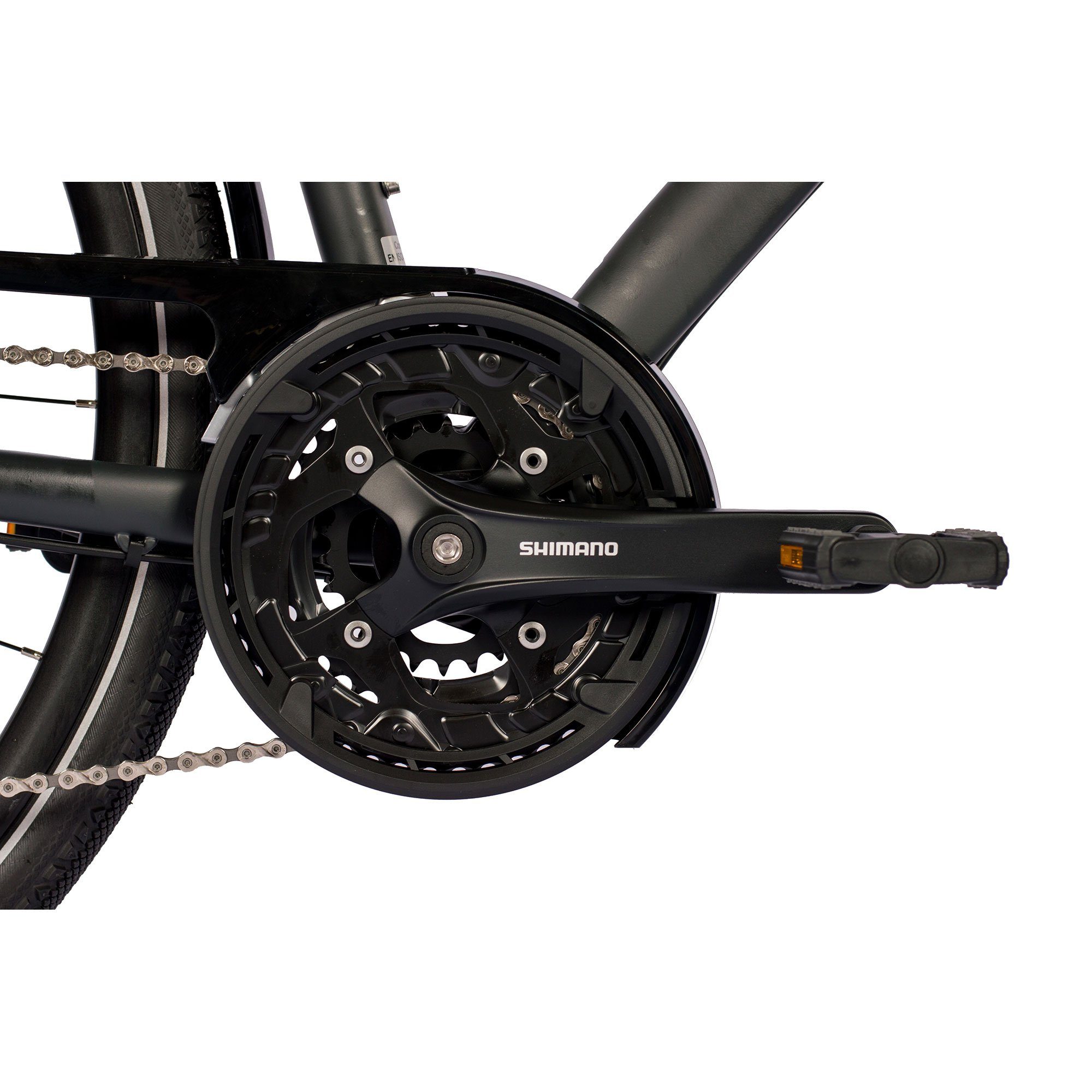 Airtracks Trekkingrad Herren Trekking Fahrrad 28 Zoll Trekkingrad TR.2845, 27 Gang, Kettenschaltung, (Alivio RD-M4000 SGS Shadow), Schwarz Matt - Rahmenhöhen 52cm und 56cm - Modell 2026