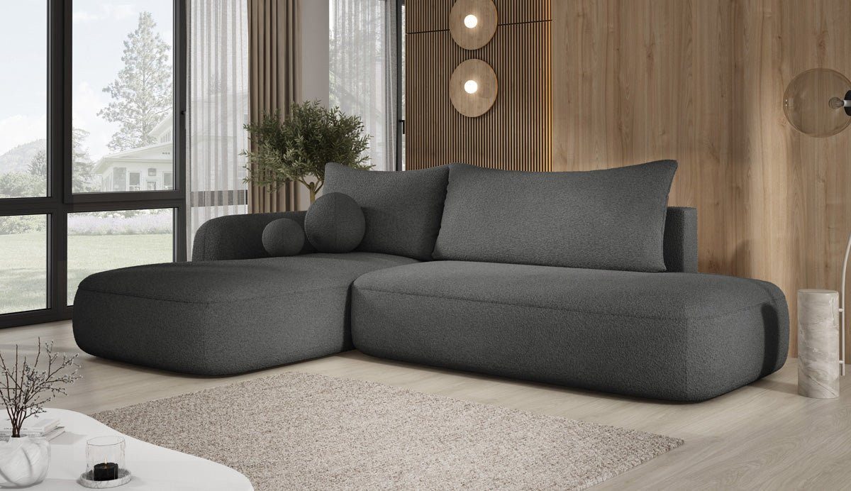 Luxusbetten24 Schlafsofa Designer Sofa Babu Bouclé, günstig online kaufen