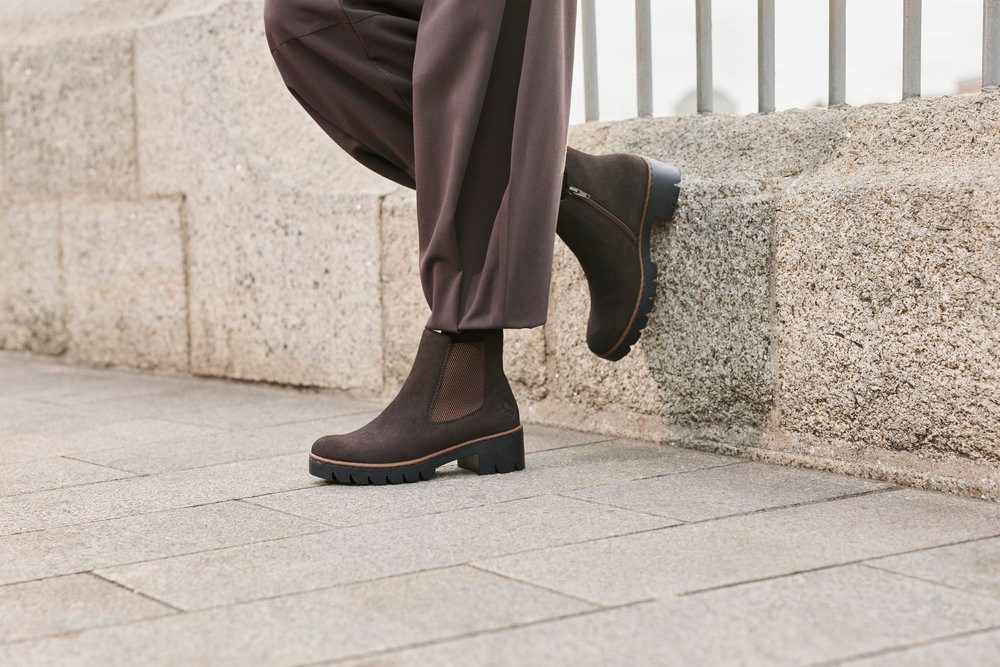 Rieker Chelseaboots Stiefelette, Schlupfboots mit Profilsohle