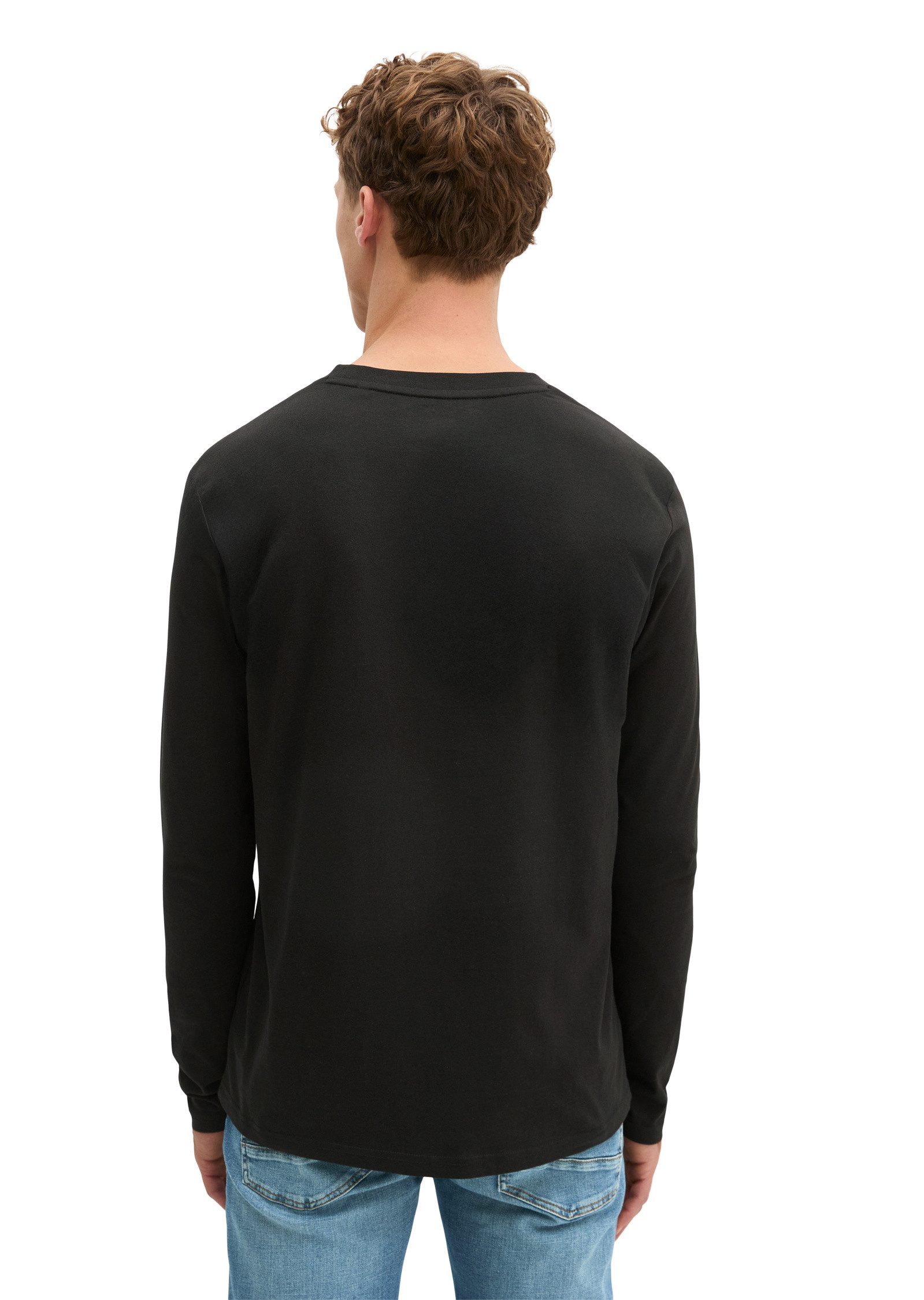 Marc O'Polo Langarmshirt aus reiner Bio-Baumwolle