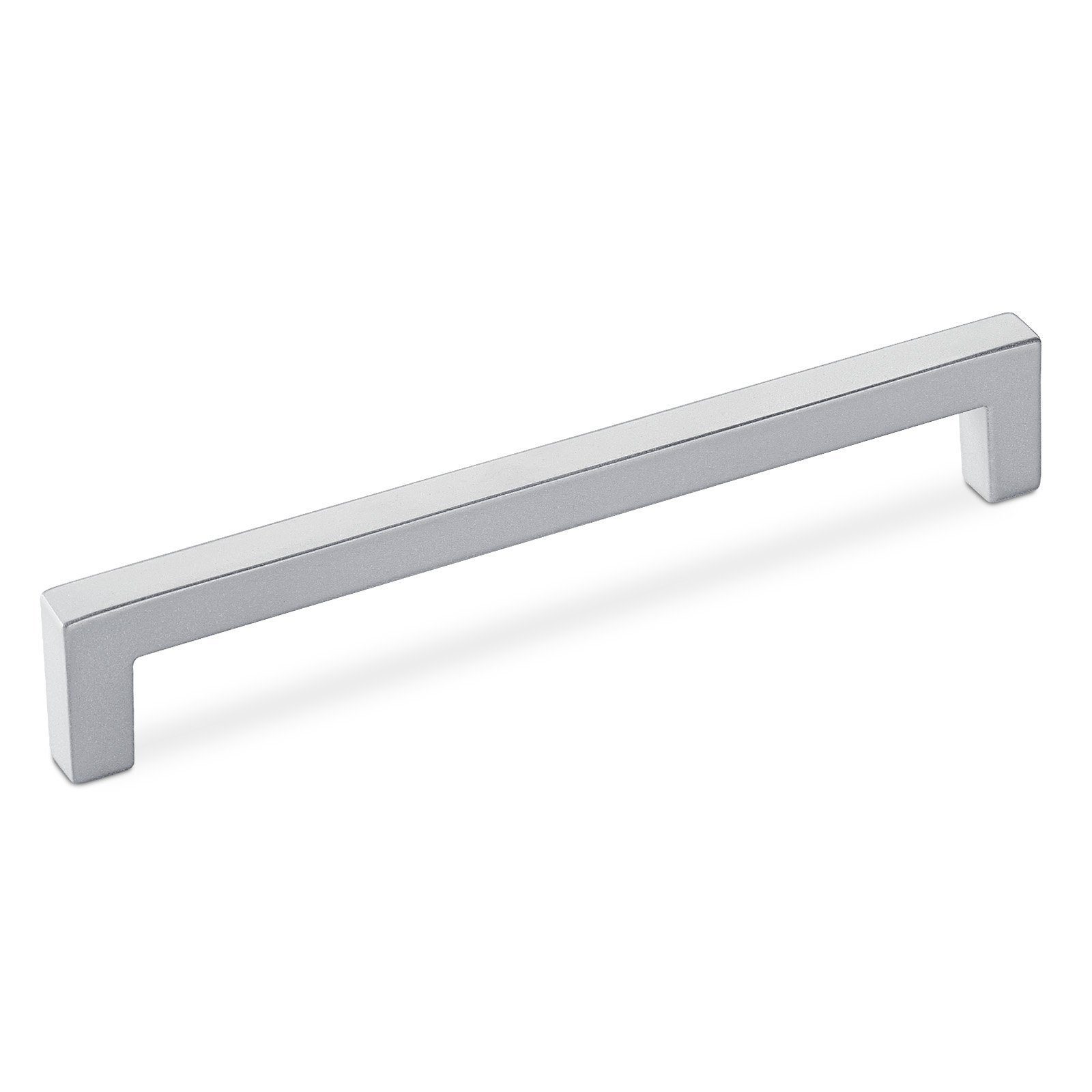 SO-TECH® Möbelgriff WE19 BA 160 mm silber lackiert, Bügelgriff Griff Schrankgriff Schubladengriff - incl. Schrauben