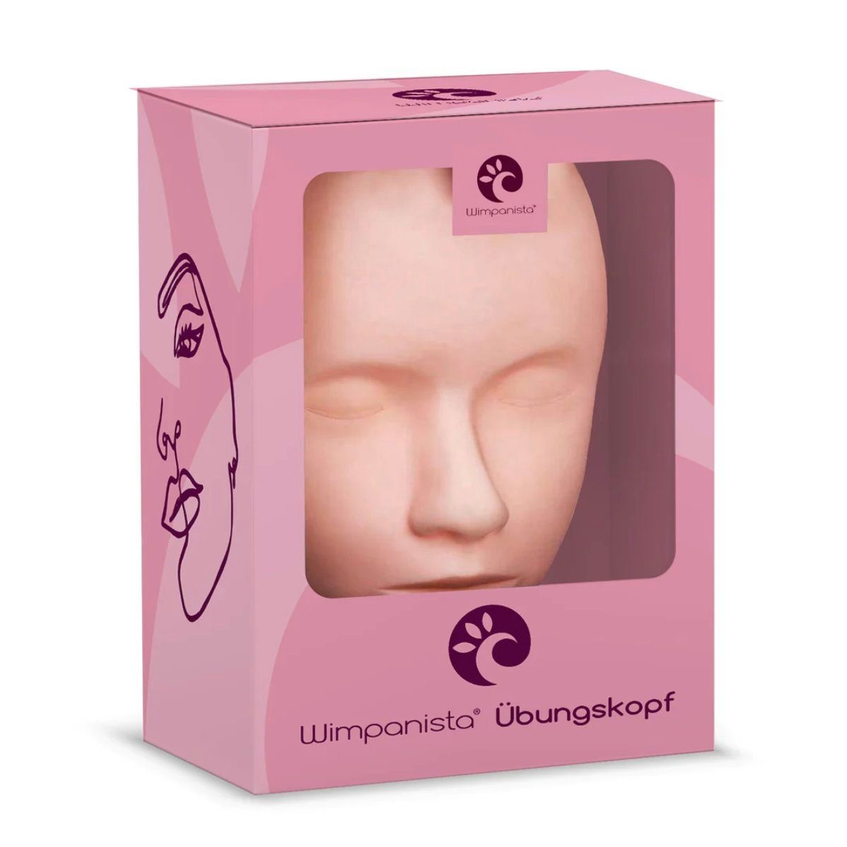 Wimpanista Einzelwimpern Wimpernverlängerung Set Ausbildung, 7 tlg.