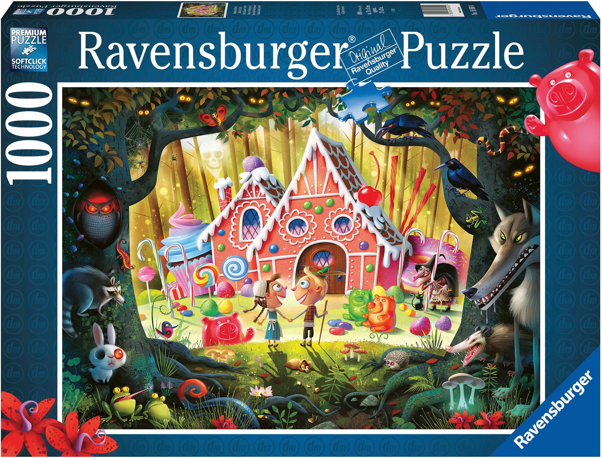 Ravensburger Puzzle Hänsel und Gretel, 1000 Puzzleteile, Made in Germany; FSC®- schützt Wald - weltweit