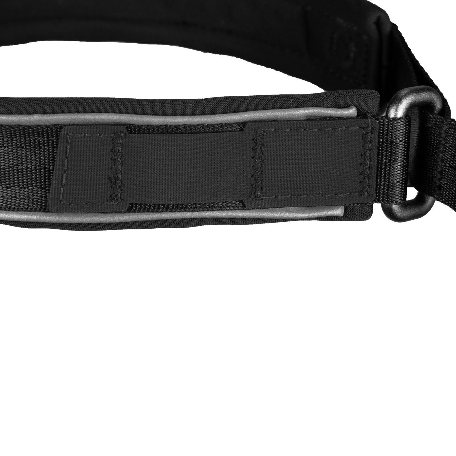 Non-stop dogwear Hunde-Halsband CRUISE Collar black, Webbing: Nylon Inner material: Neopren Threads: Nylon Aluminum D-ring, Gut gepolstertes Hundehalsband mit Zugstopp-Funktion