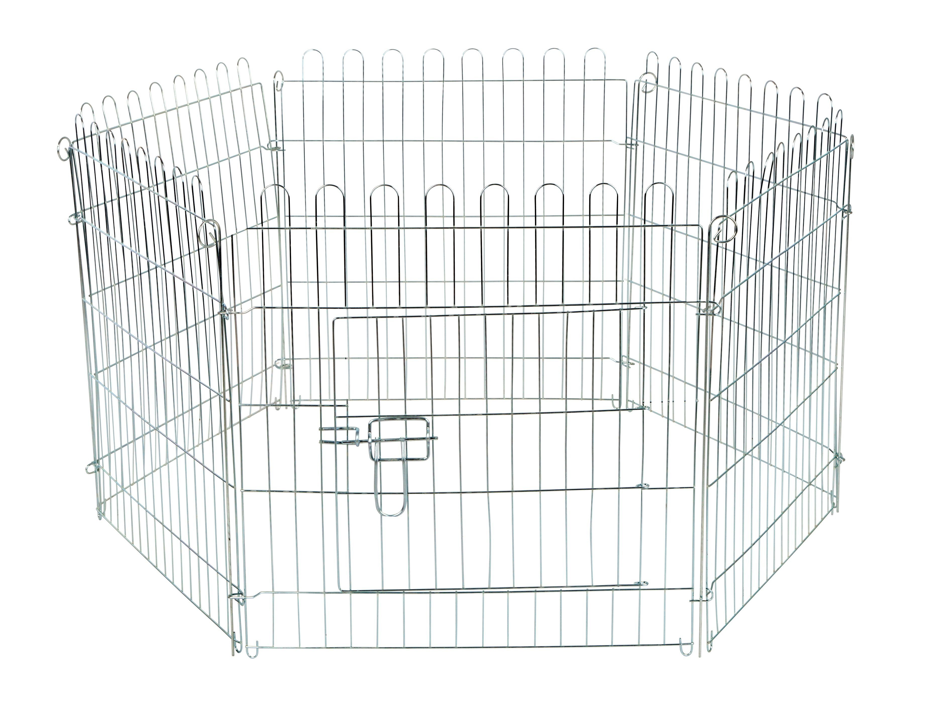 Kerbl Freigehege Kerbl Freilaufgehege 6-eckig Gehege für Kleintiere, 56,5x56,5 cm