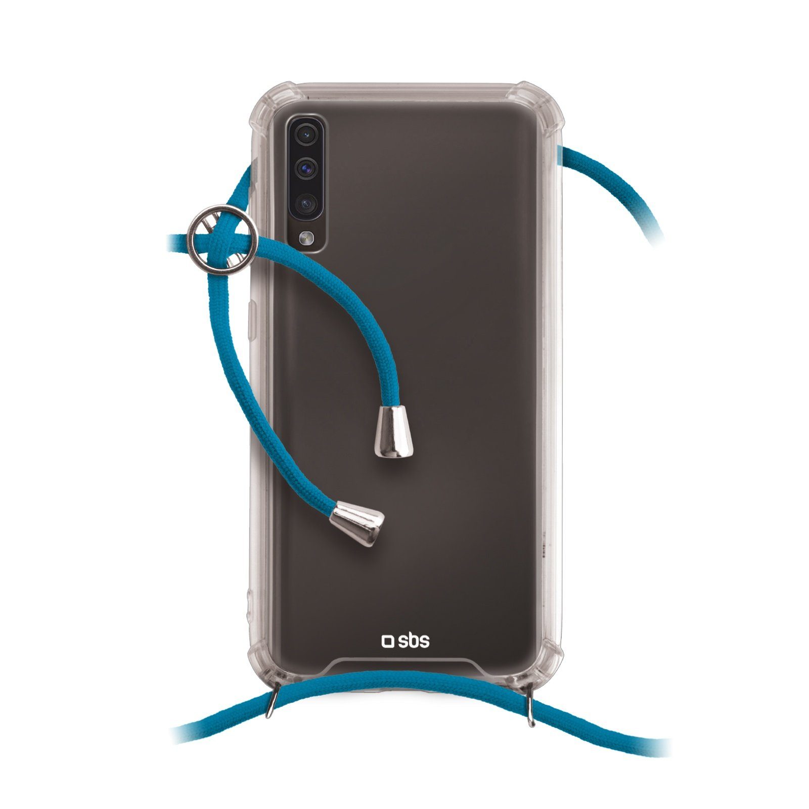sbs Case zum Umhängen »SBS Handyhülle für Samsung A50 / A50s / A30s  transparent mit verstellbarem Umhängeband & Stoßschutzecken - Handy Hülle«