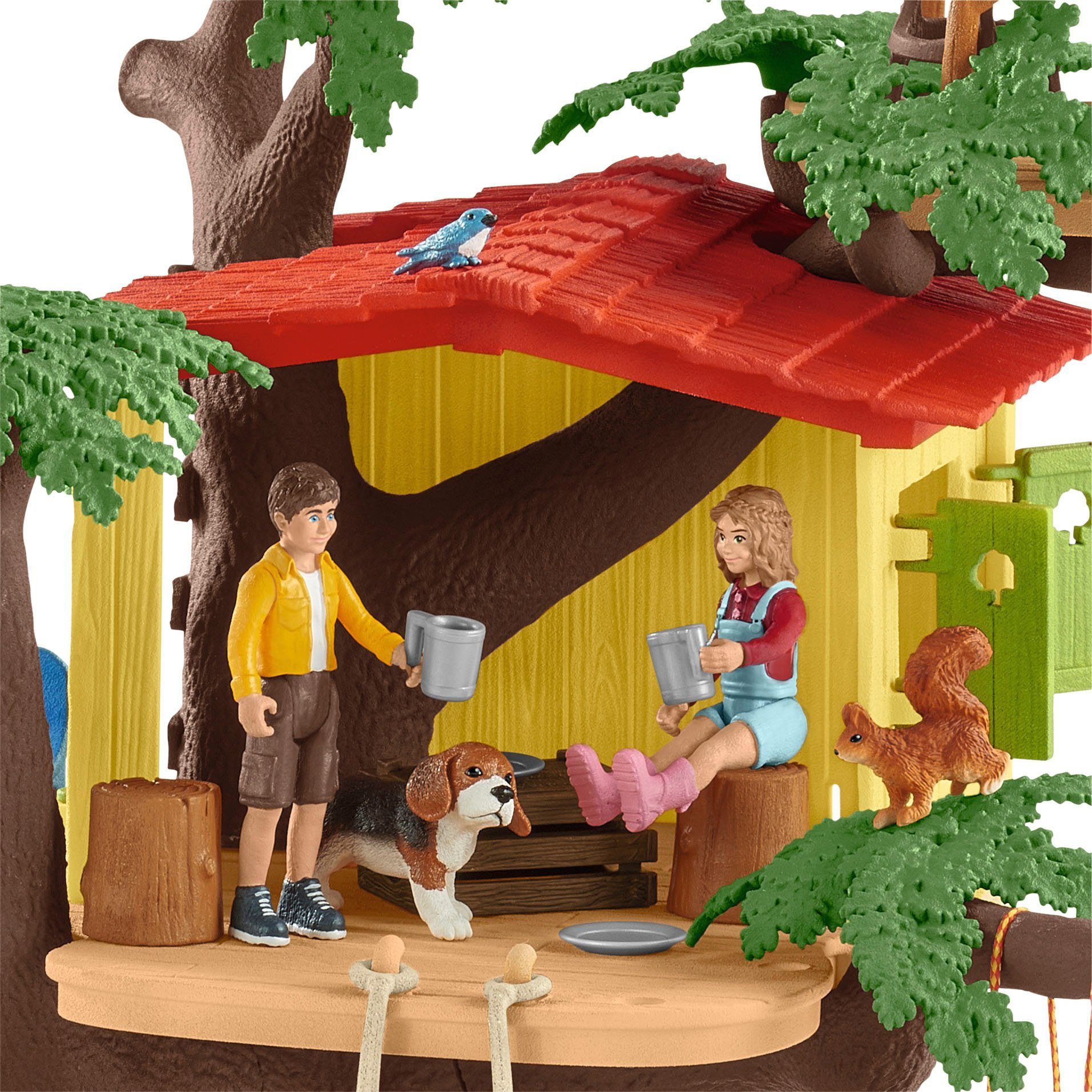 Schleich® Spielwelt FARM WORLD, Abenteuer Baumhaus (42408), Made in Europe