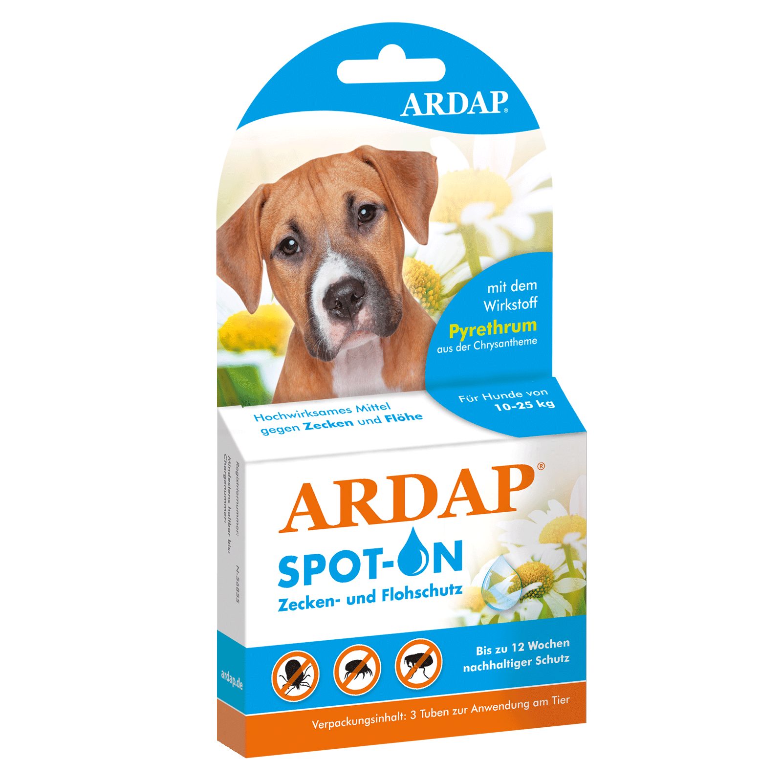 Canosept Fellpflege ARDAP Dr. Fressnapf Floh- und Zeckenschutz-Paket für Hunde M