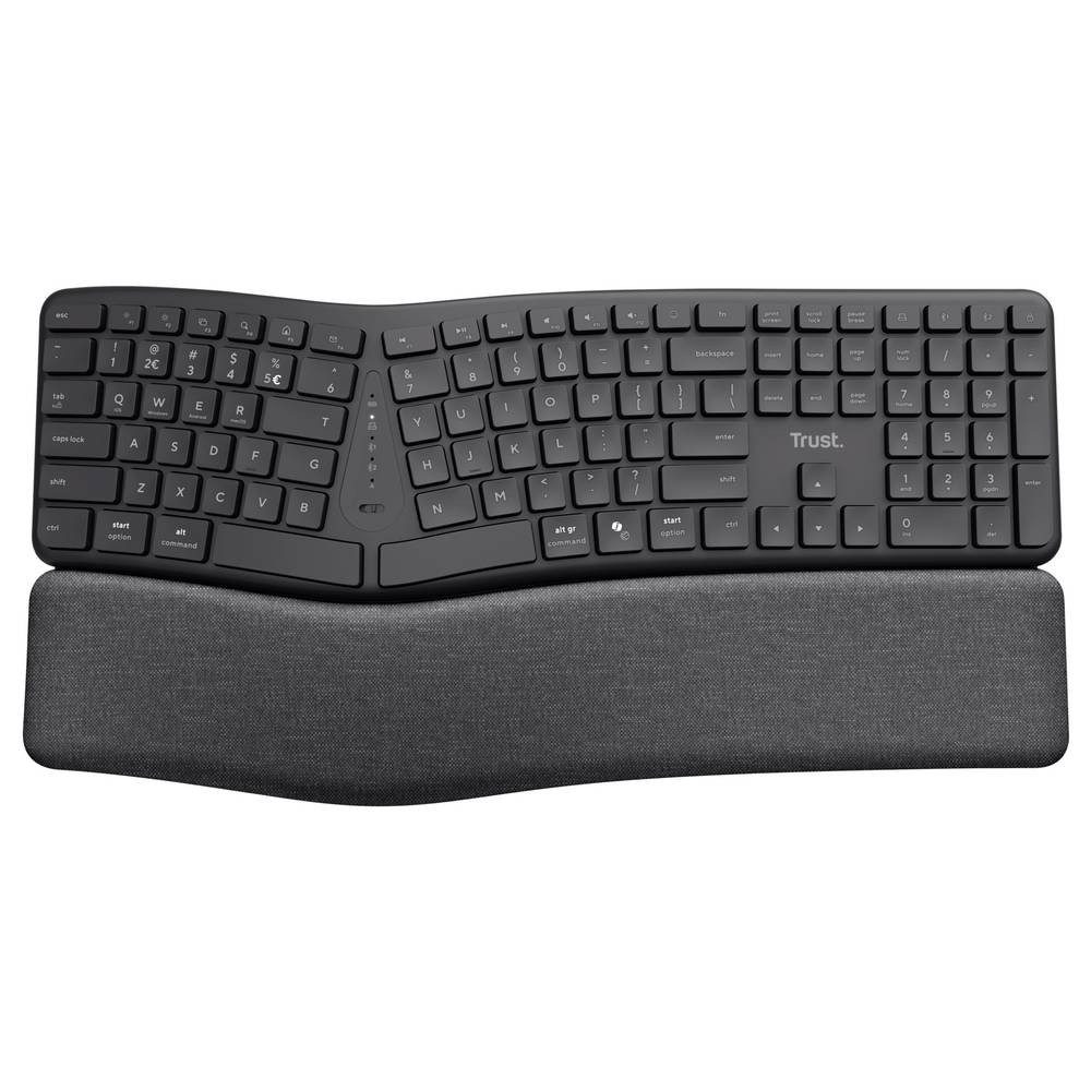 Trust 26060 Tastatur- und Maus-Set, Ergonomisch