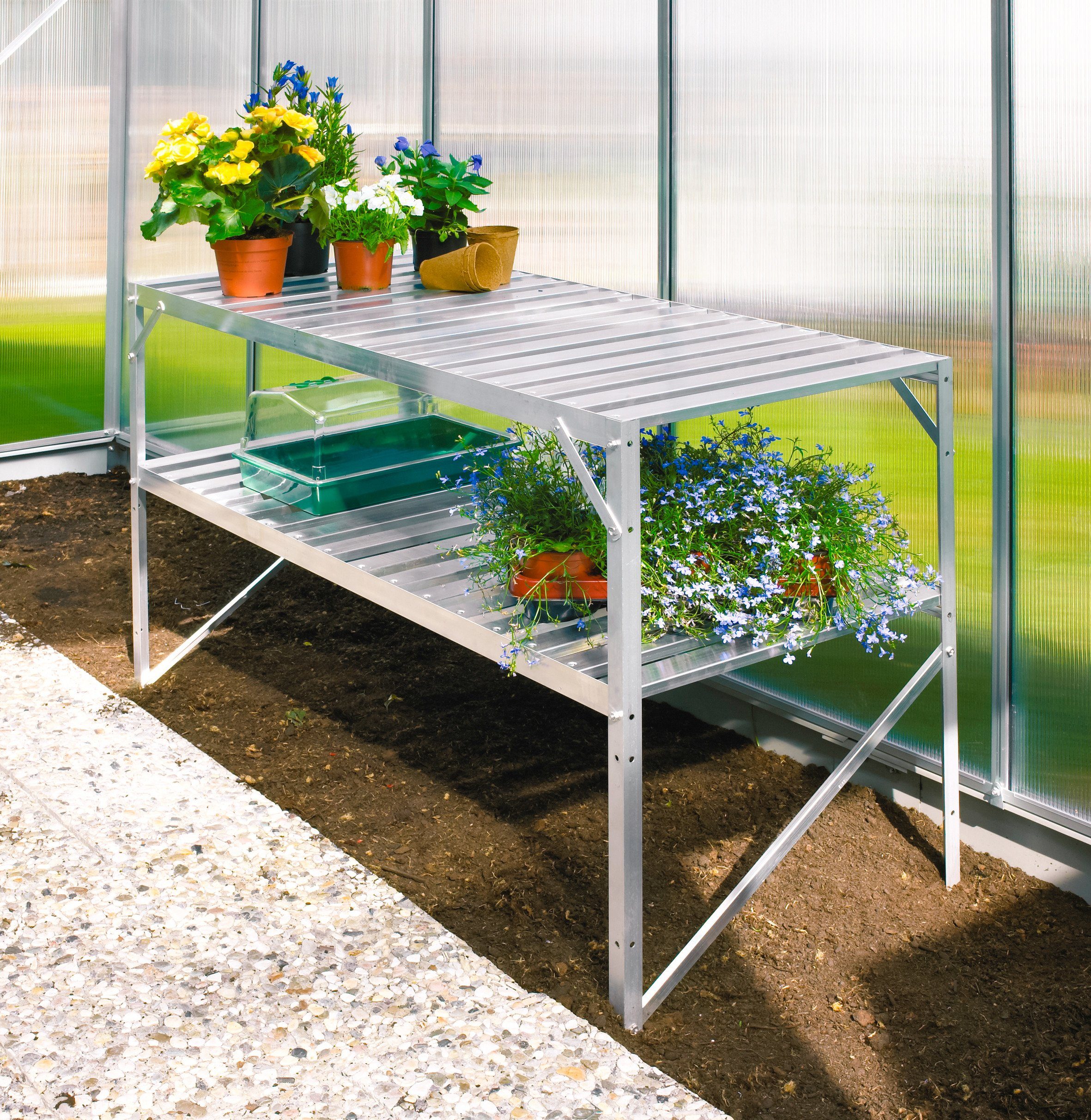 VITAVIA Pflanztisch, für Gewächshäuser, BxTxH 121x54x76 cm