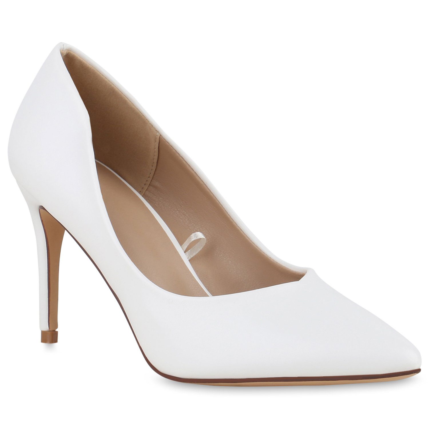 Schuhe 840462 Weiss Pumps VAN HILL