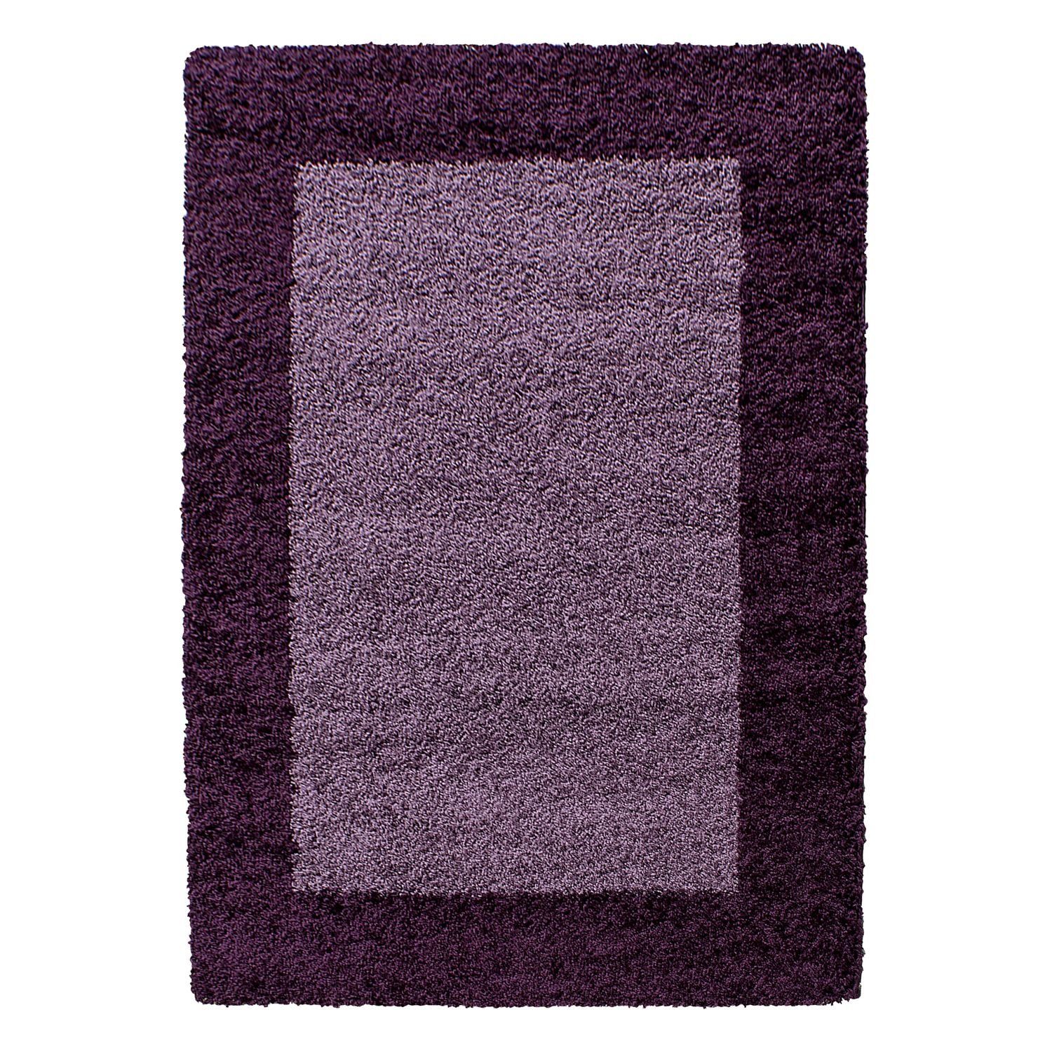 Teppich Boss Teppich Hochflor Teppich Lux Violett, Läufer, Höhe: 30 mm