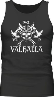 Shirtracer Tanktop See you in Valhalla Wikinger & Walhalla Herren