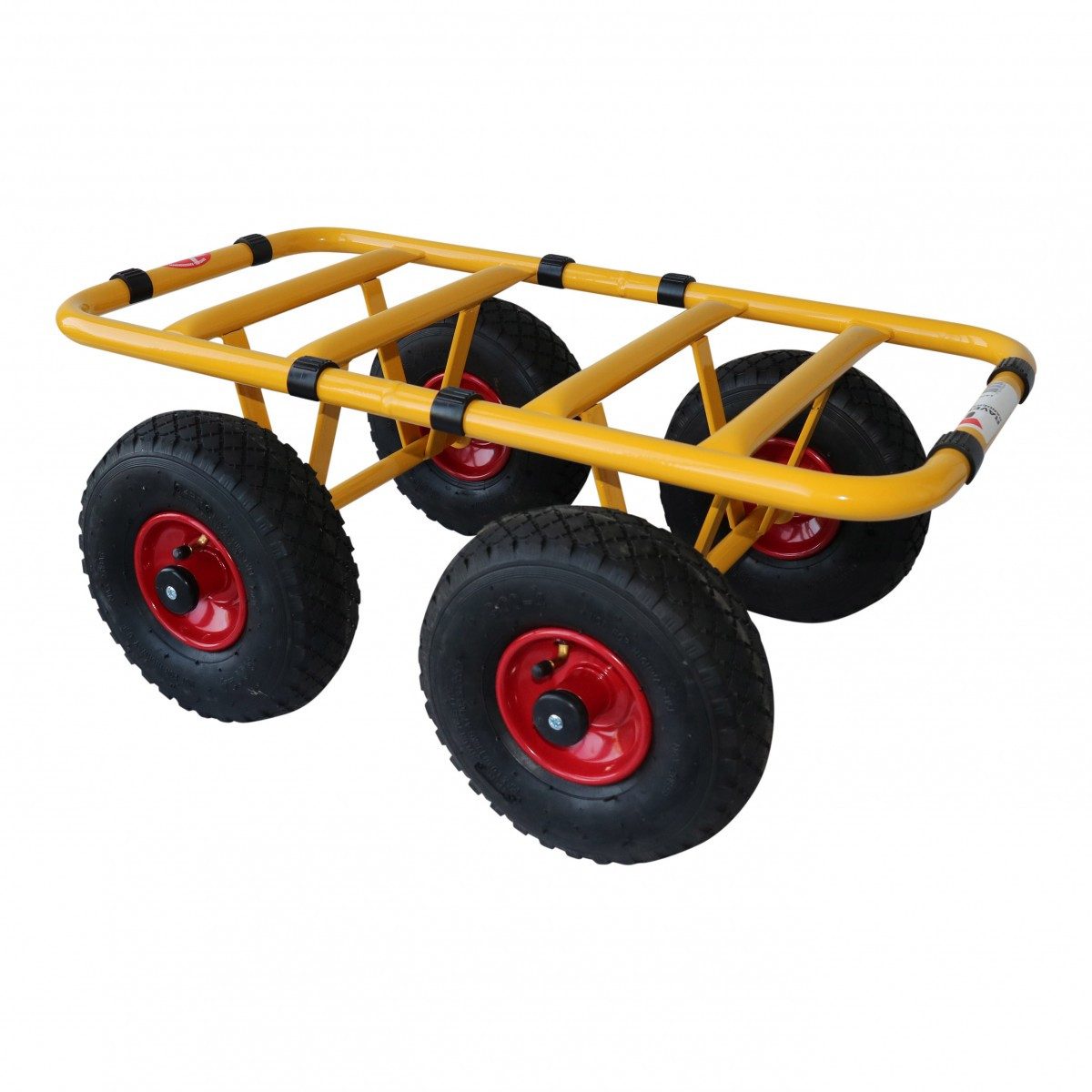 Ravendo Transportkarren TD 300-4W, vier Schutzkunststoffklammern