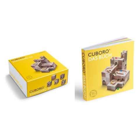 Cuboro Kugelbahn-Bausatz Cuboro Sparset Standard 50 inkl. Cuboro "Das Buch"