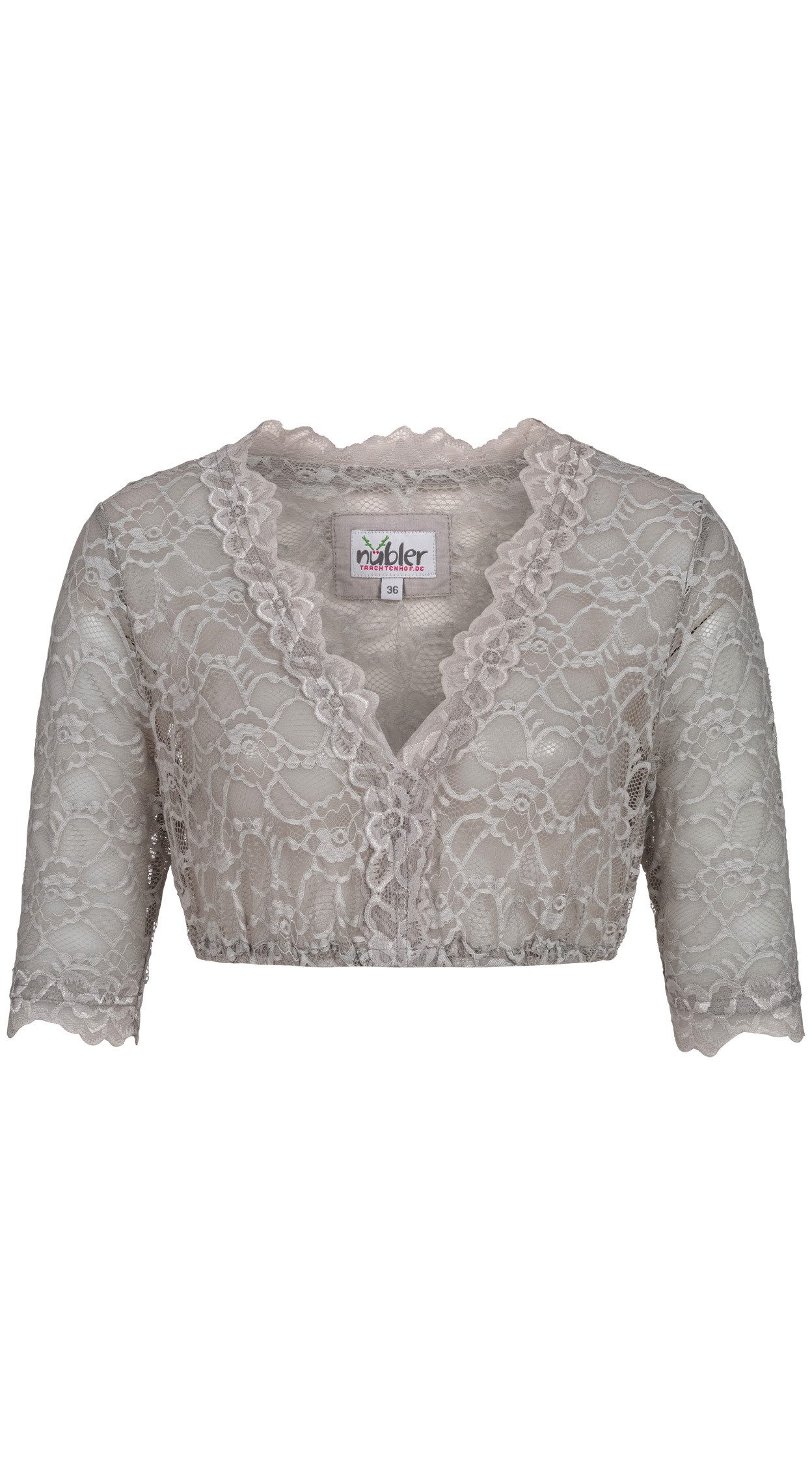 Nübler Dirndlbluse Dirndlbluse Laura in Jelly Silber