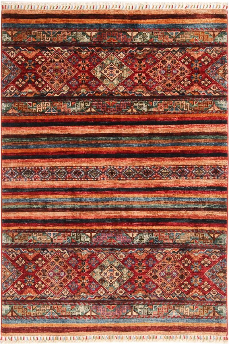 Orientteppich Arijana Shaal 117x170 Handgeknüpfter Orientteppich, Nain Trading, rechteckig, Höhe: 5 mm