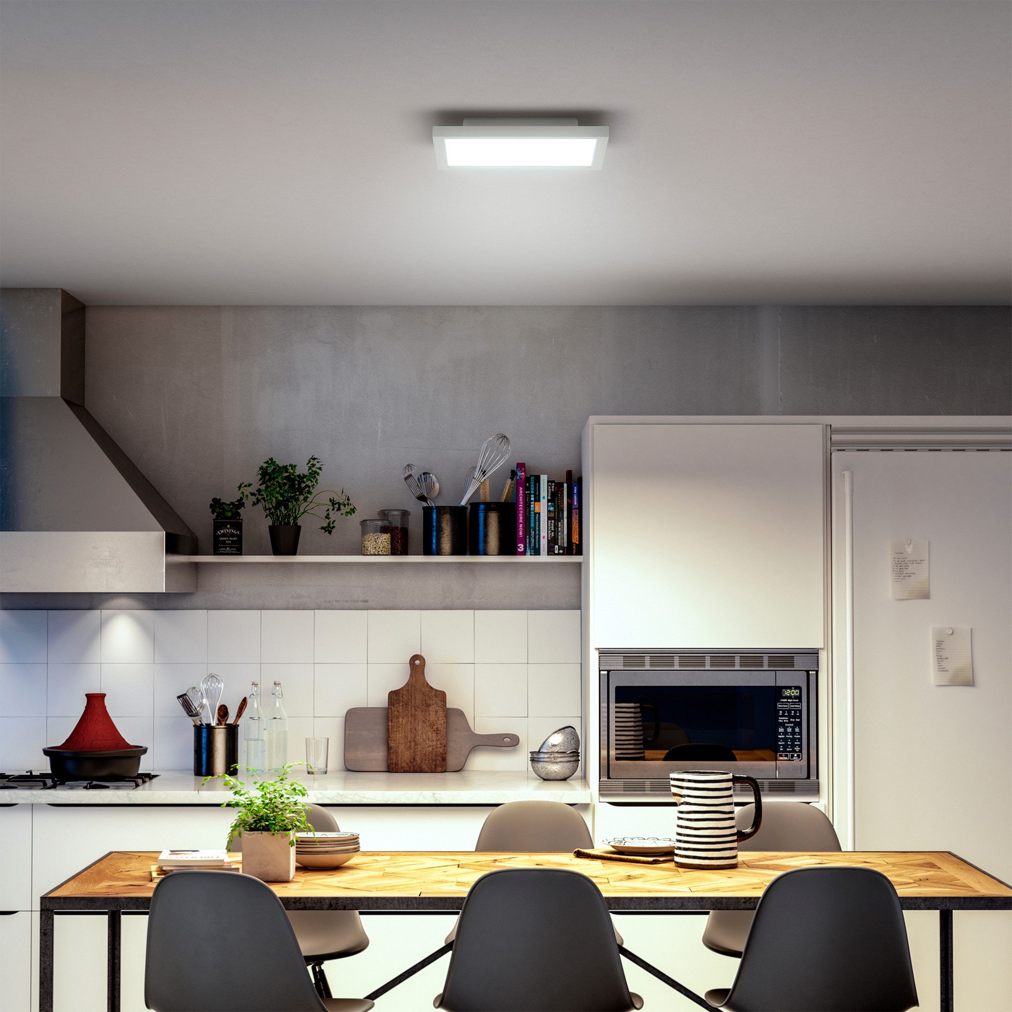 Philips Hue LED Panel White Ambiance Aurelle Panel, Abschaltautomatik, Bluetooth, CCT - über Fernbedienung, Dimmfunktion, Farbsteuerung, Leuchtdauer einstellbar, Memoryfunktion, Nachtlichtfunktion, Smart Home, Timerfunktion, dimmbar über Fernbedienung, erweiterbar, mehrere Helligkeitsstufen, LED fest integriert, warmweiß - kaltweiß