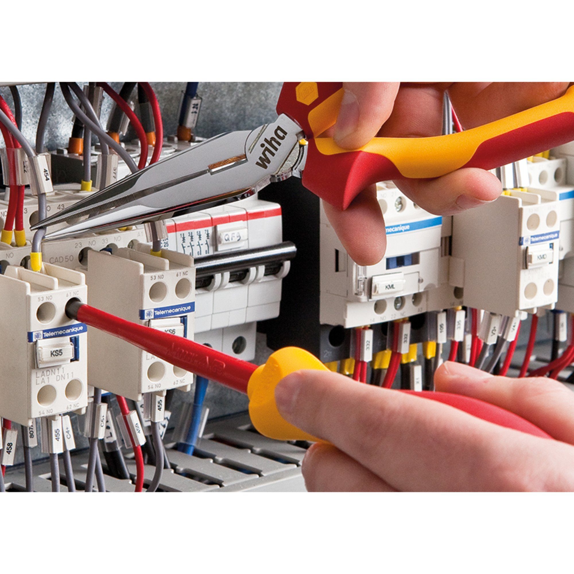 Wiha Werkzeugset Wiha Best of VDE Werkzeug-Set für Elektriker, (12-tlg)