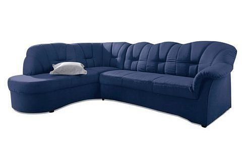 DOMO collection Ecksofa Papenburg, zeitlose Rückensteppung, günstig online kaufen