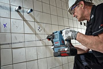 Bosch Professional Akku-Kombibohrhammer GBH -LI Plus, 36 V, max. 940 U/min, Bohrhammer mit SDS plus mit 2 x / 4 Ah Akku - in L-BOXX