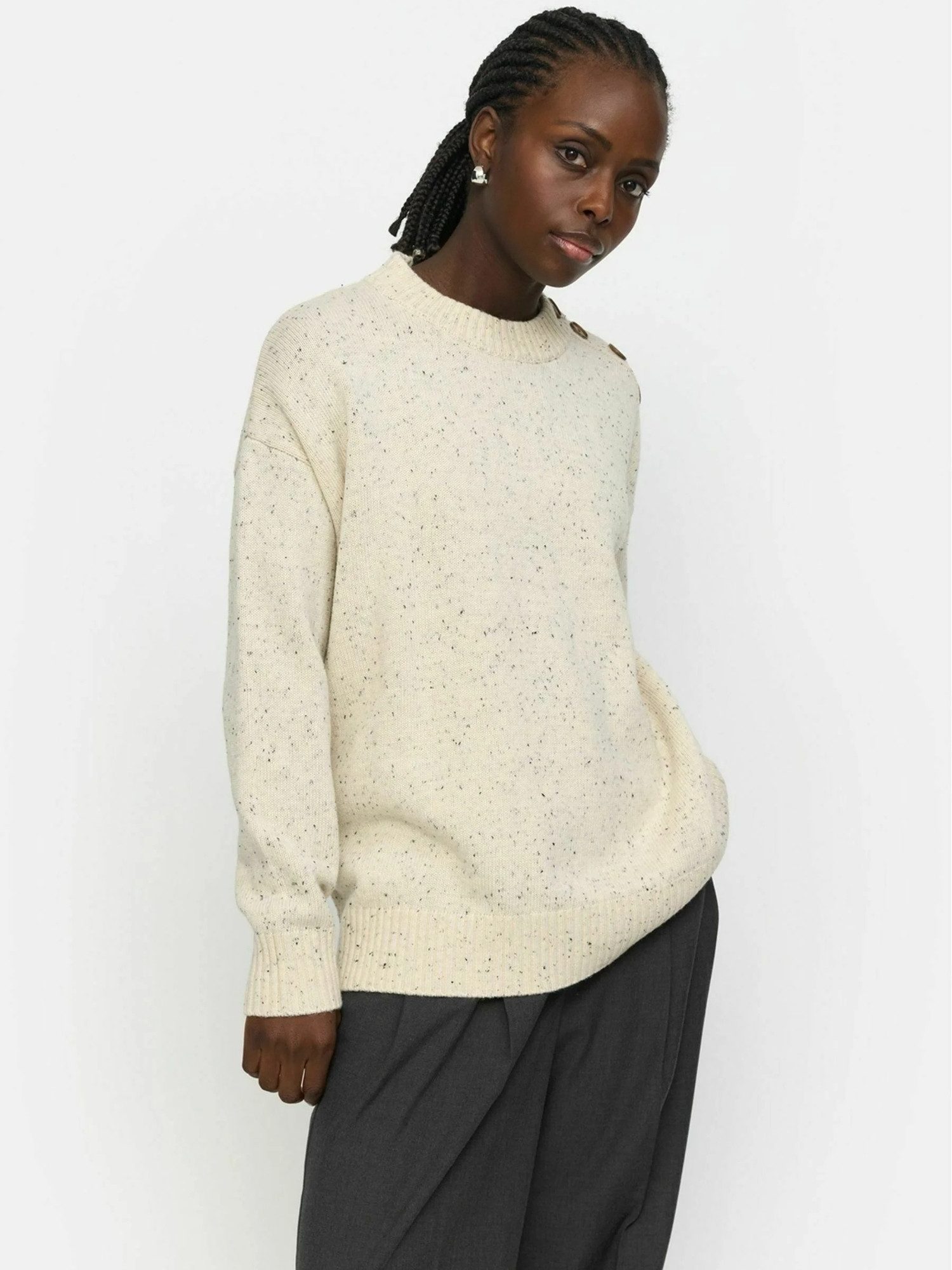 Soft Rebels Strickpullover Soft Rebels Sweater SREmerald