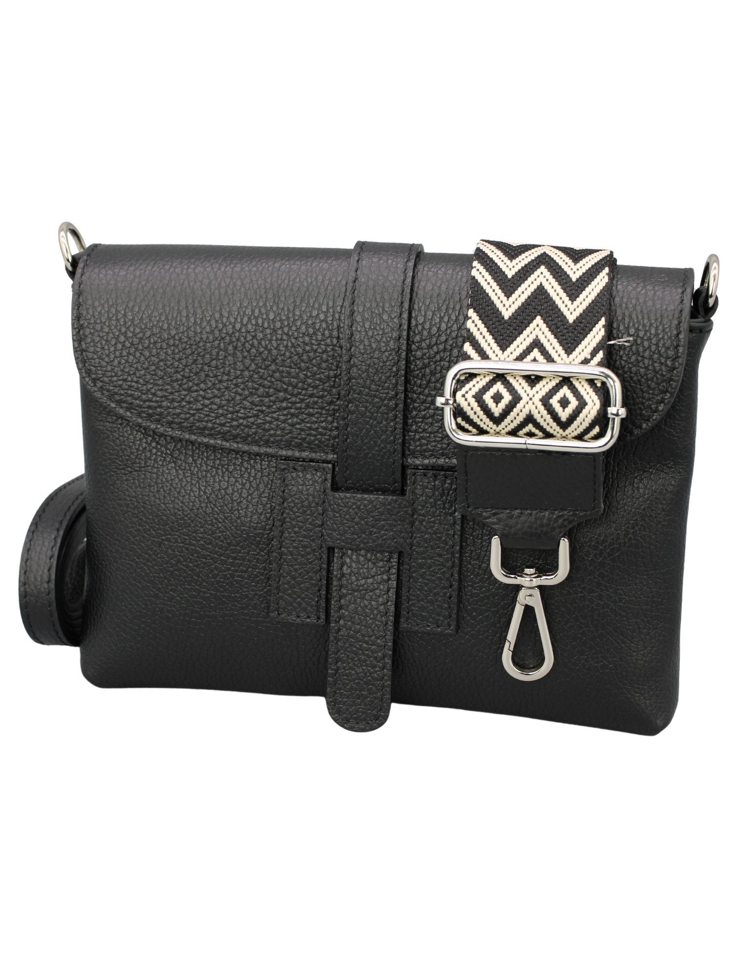 Adel Bags Schultertasche Helen Umhängetasche aus echtem Leder mit 2 verstellbaren Riemen