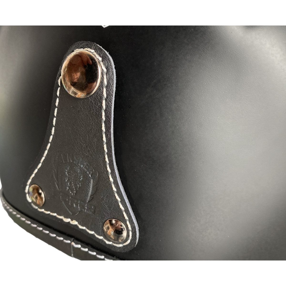 Bores Motorradhelm Bores-Gensler SRM3 Slight Jethelm schwarz-matt (1er Set)