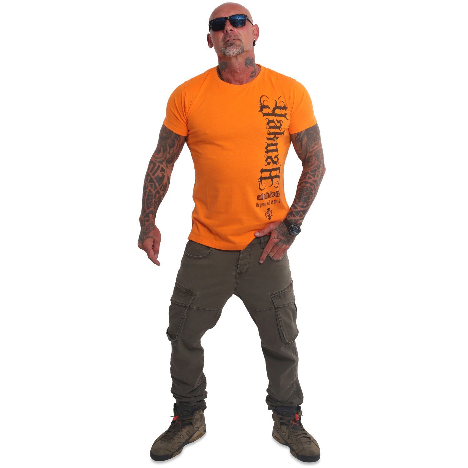 YAKUZA orange T-Shirt popsicle FU