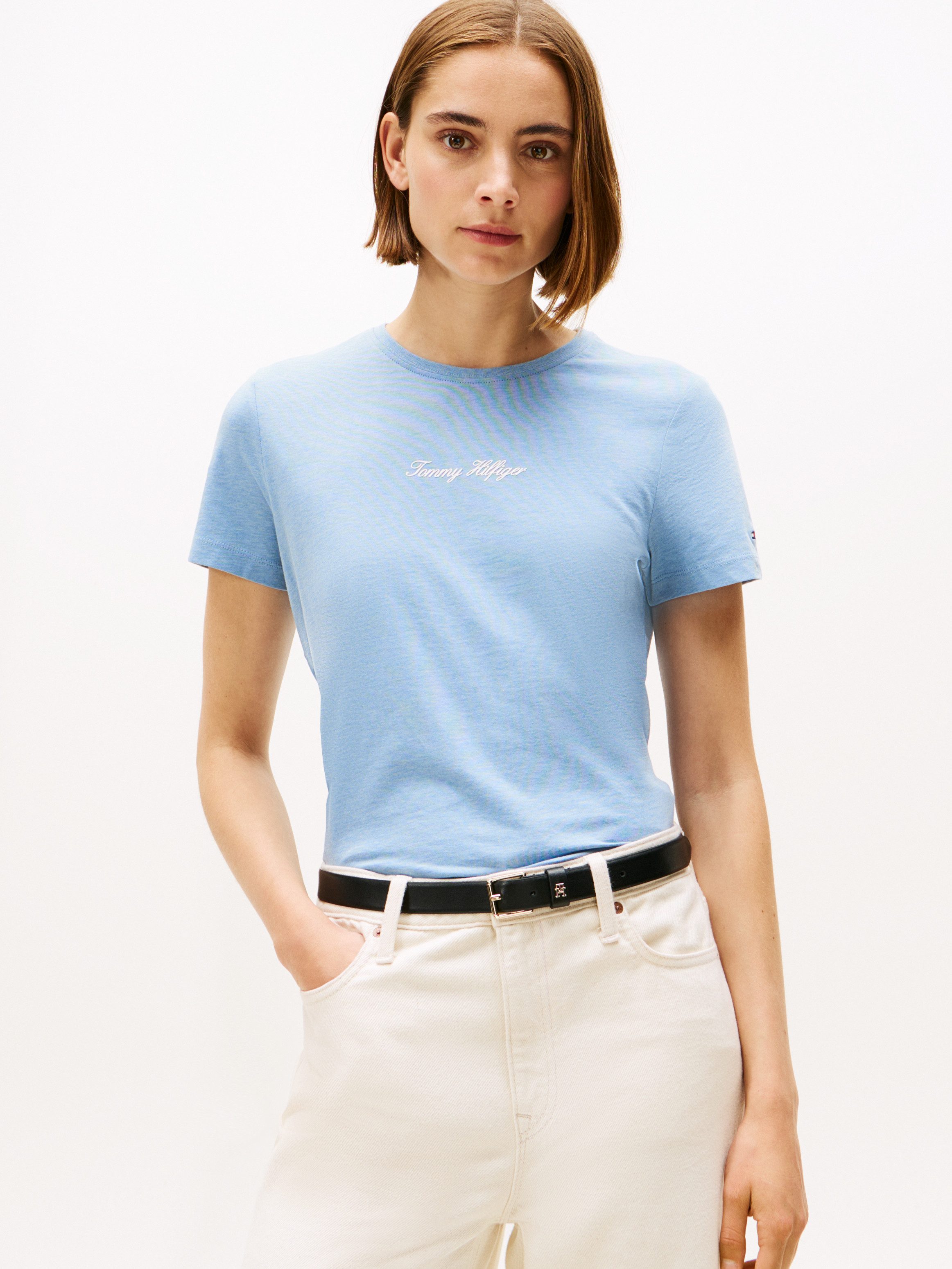 Tommy Hilfiger Kurzarmshirt CLASSIC SCRIPT REG günstig online kaufen