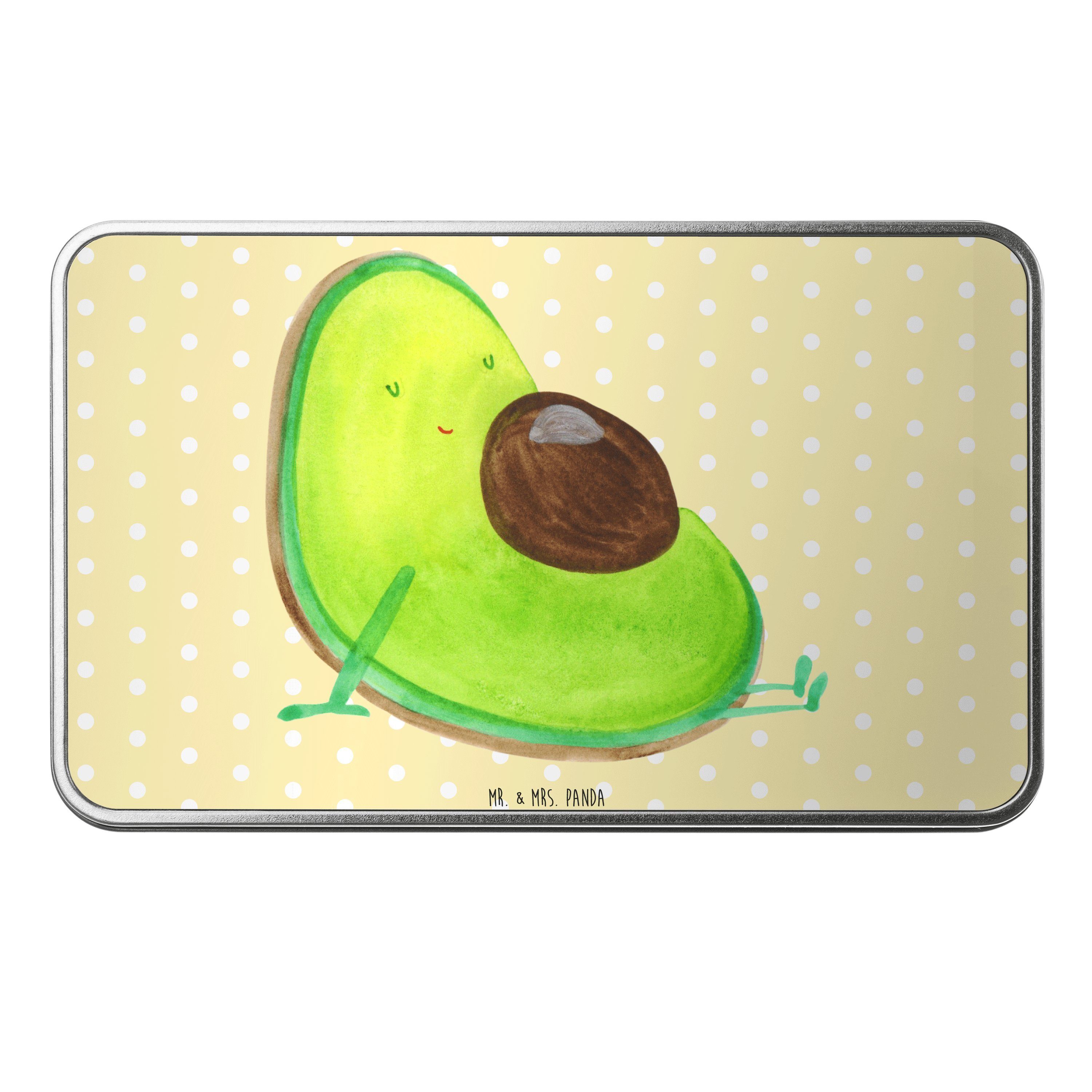 Mr. & Mrs. Panda Dose Avocado schwanger - Gelb Pastell - Geschenk, Schwangerschaft, Aufbewa (1 St)