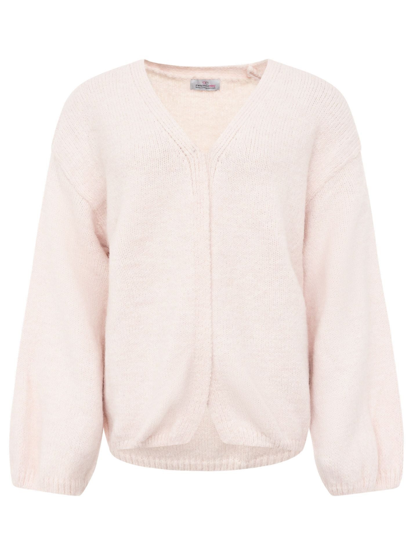 Zwillingsherz Strickjacke offen, ohne Verschluss, mit Wollanteil günstig online kaufen